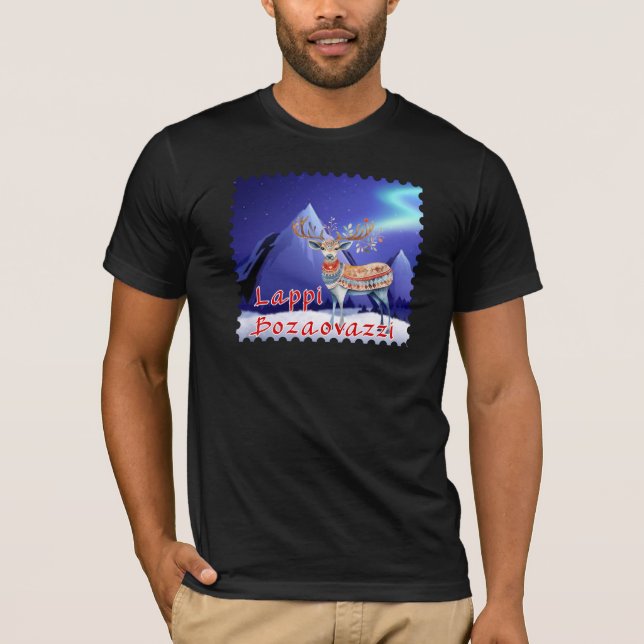 T-shirt Lapand Sami Reindeer Herders 🦌 Lappi Bozaovazzi (Devant)
