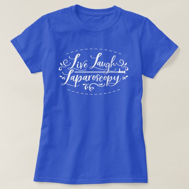 T-shirt Laparoscopie Rire en direct (Design devant)