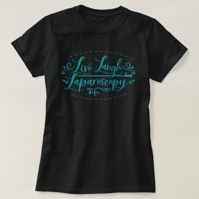 T-shirt Laparoscopie Rire en direct (Design devant)
