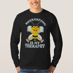 T-shirt L'apiculture est ma thérapie apiculteur abeille
