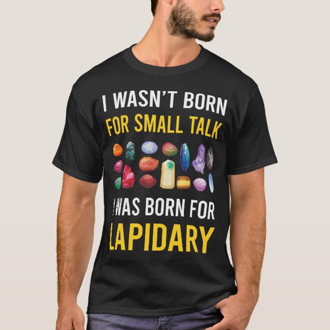 T-shirt Lapidariste lapidaire petit à parler (Devant)