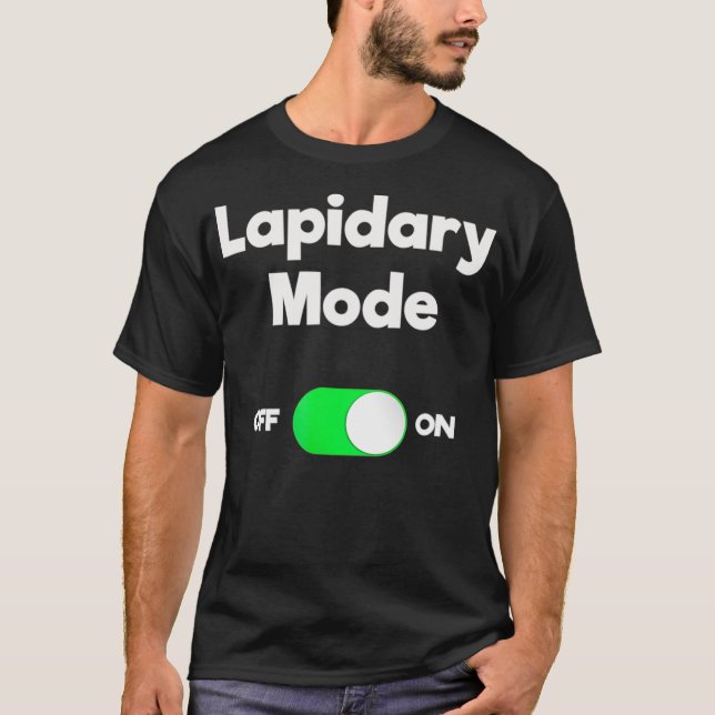 T-shirt Lapidary Funny Cadeau mode lapidaire (Devant)