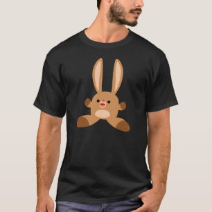 T-shirt lapin à cartons doux