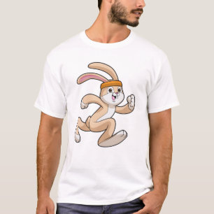 T-shirt Lapin à courir avec bandeau
