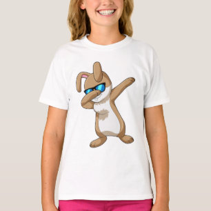 T-shirt Lapin à Hip hop Dance Dab