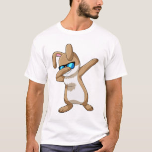 T-shirt Lapin à Hip hop Dance Dab
