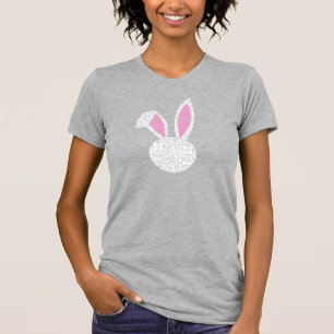 T-shirt Lapin à motif blanc