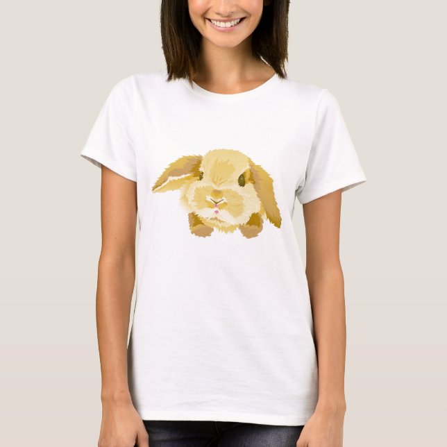 T-shirt Lapin à oreilles de Lop (Devant)