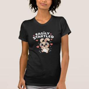 T-shirt Lapin Aisément Étonné : Adorablement Anxieux