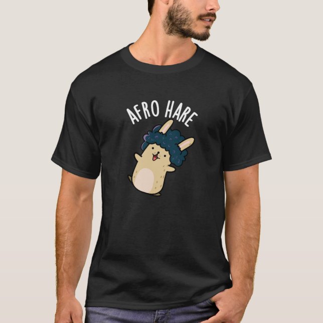 T-shirt Lapin Amoureux De Lièvre Afro Avec Jeu Afro BG Dar (Devant)