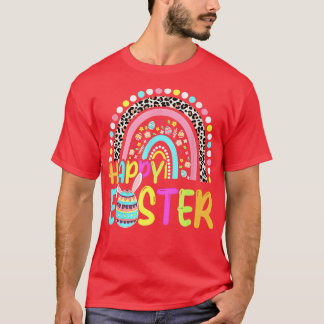 T-shirt Lapin arc-en-ciel de Pâques Rabbit de Pâques Chass