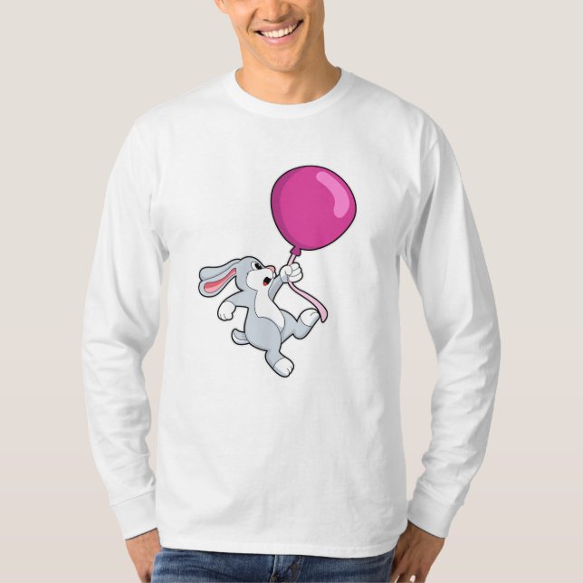 T-shirt Lapin avec ballon (Devant)