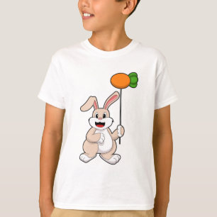 T-shirt Lapin avec carotte comme ballon.PNG