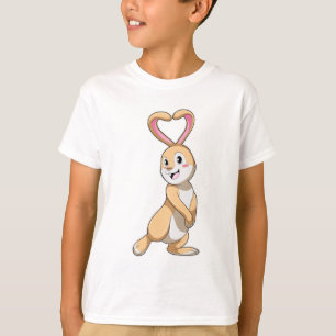 T-shirt Lapin avec coeur