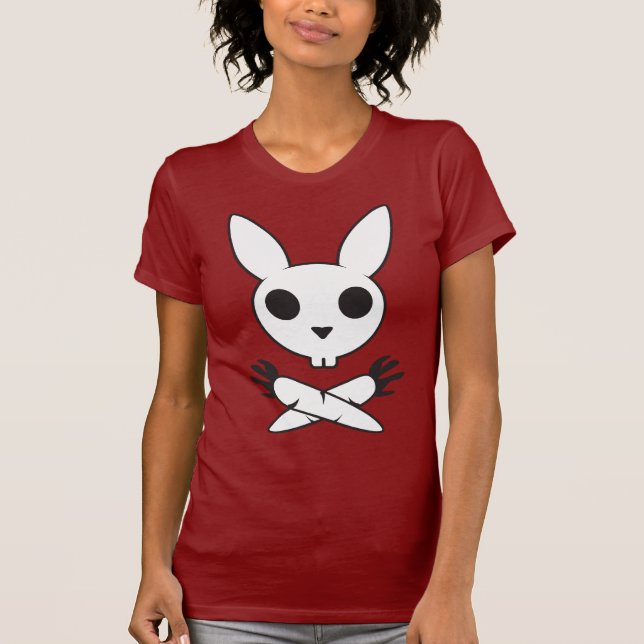 T-shirt Lapin avec des carottes (Devant)
