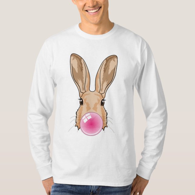 T-shirt Lapin avec gomme à mâcher (Devant)