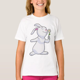 T-shirt Lapin avec marguerite