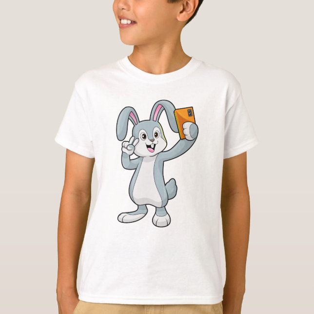 T-shirt Lapin avec mobile (Devant)