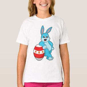 T-shirt Lapin avec oeuf de Pâques
