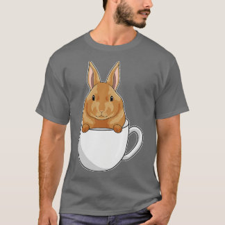 T-shirt Lapin avec tasse de café
