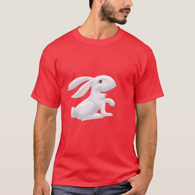 T-shirt Lapin blanc (Devant)