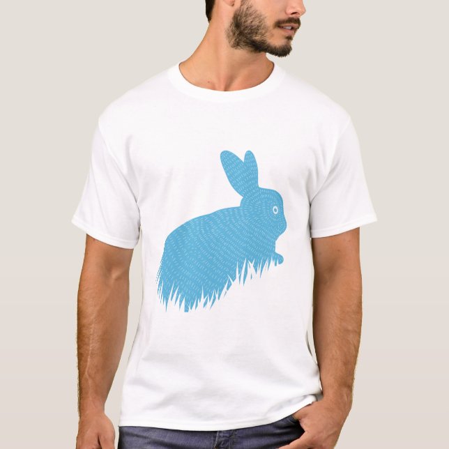 T-shirt Lapin bleu (Devant)