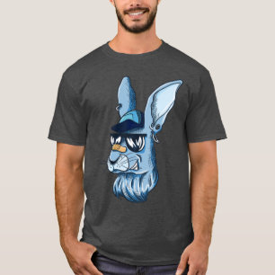 T-shirt Lapin Bleu Branché Hip