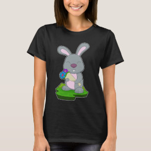 T-shirt Lapin Bunch de fleurs Fleurs