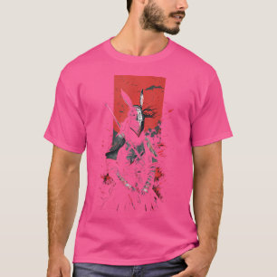 T-shirt Lapin Bunni Sombre Samouraï Guerrier Katana Japona