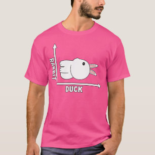 T-shirt Lapin Canard Illusion Optique Drôle Philosophie Wi