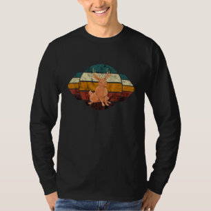 T-shirt Lapin Cryptide Jackalope Rétro Cryptozoologie