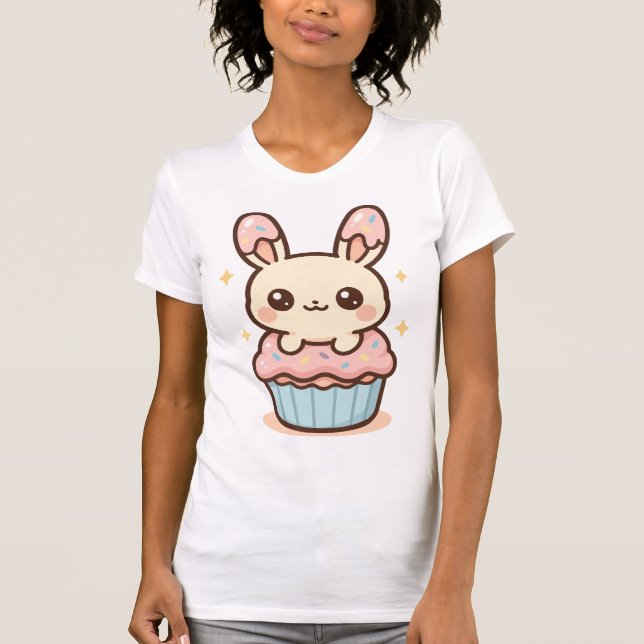T-shirt Lapin Cupcake (Devant)