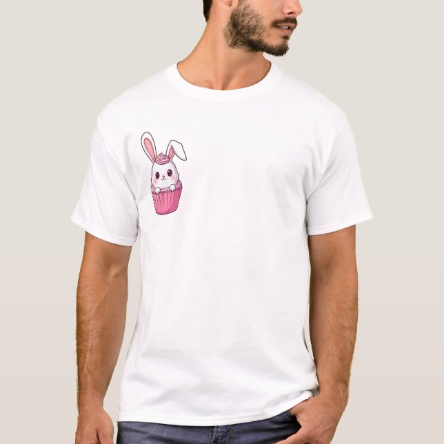 T-shirt Lapin Cupcake Chéri (Devant)