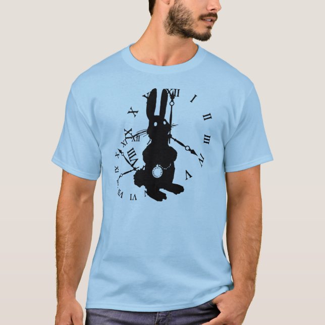 T-shirt Lapin d'Alice en retard (Devant)