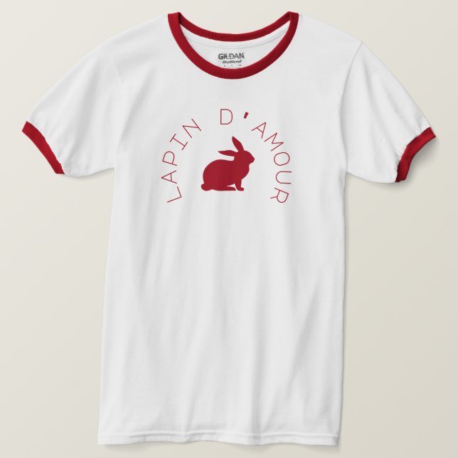 T-shirt Lapin d'Amour (Design devant)