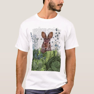 T-shirt Lapin dans une patte de chou