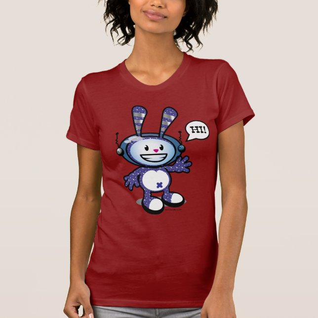 T-shirt Lapin de baie espacé (Devant)