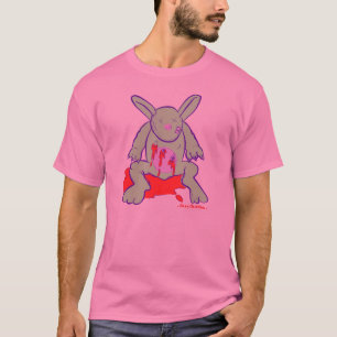 T-shirt lapin de blessure de chair