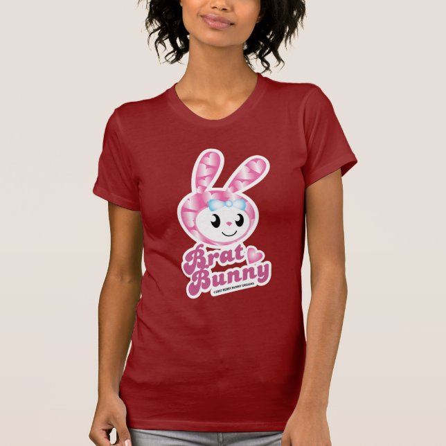 T-shirt LAPIN de GOSSE - coeurs heureux (Devant)
