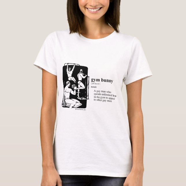 T-SHIRT LAPIN DE GYM (Devant)