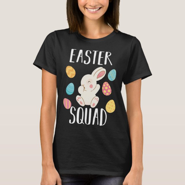 T-shirt Lapin de la Escouade de Pâques Pâques (Devant)