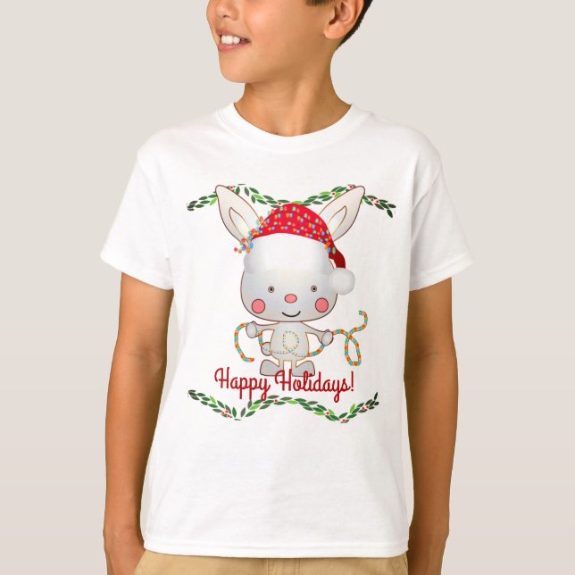 T-shirt Lapin de Noël (Devant)
