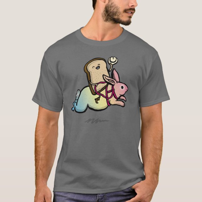 T-shirt Lapin de pain grillé (Devant)