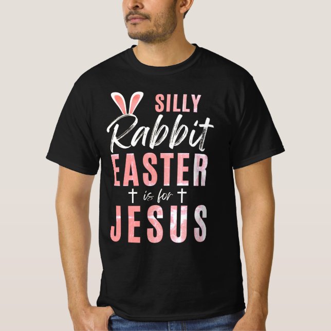 T-shirt Lapin de Pâques Arc-en-ciel - Pâques (Devant)
