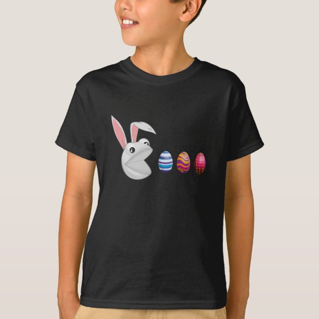 T-shirt Lapin de Pâques Chasse aux œufs (Devant)