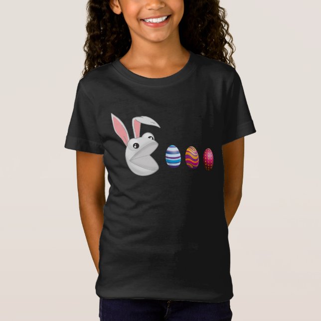 T-Shirt Lapin de Pâques Chasse aux œufs (Devant)