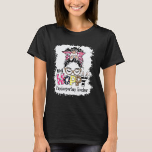 T-shirt Lapin de Pâques de professeur de maternelle Hoppy