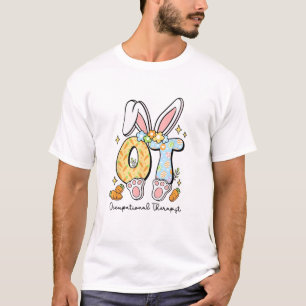 T-shirt Lapin de Pâques en ergothérapie ET EO Pâques