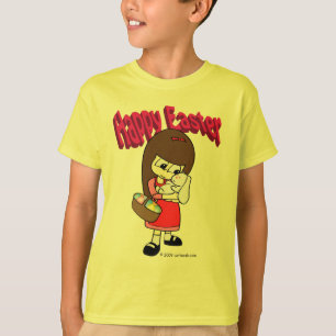 T-shirt Lapin de Pâques et la fille