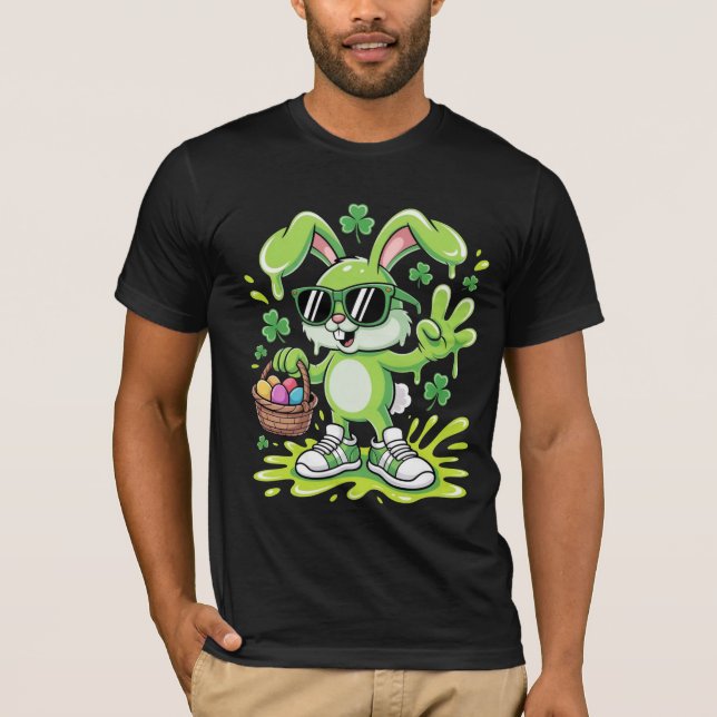 T-shirt Lapin de Pâques gluant (Devant)